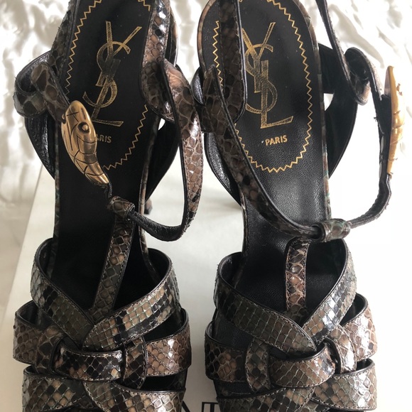 YSL Yves Saint Laurent Tribute Sandals - Picture 4 of 8